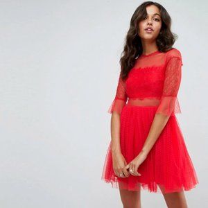 ASOS Red Tulle Dress (Lydia Deetz)